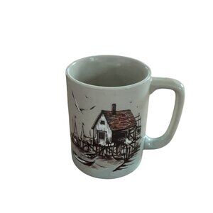 Vintage Otagiri Nautical Seaside Coffee Tea Mug. Japan